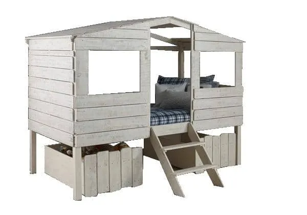 Liam Club House Loft Beds with Storage Drawers