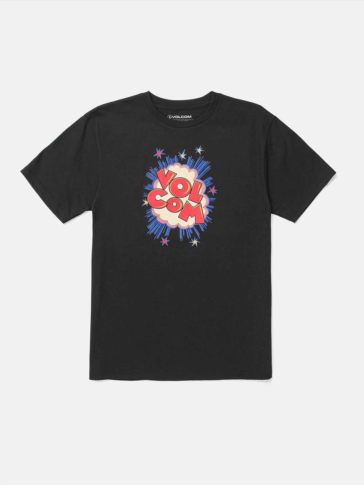 Little Boys Stone Pow Short Sleeve Tee - Black