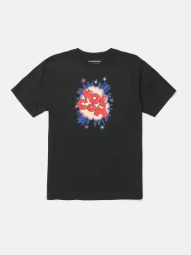 Little Boys Stone Pow Short Sleeve Tee - Black