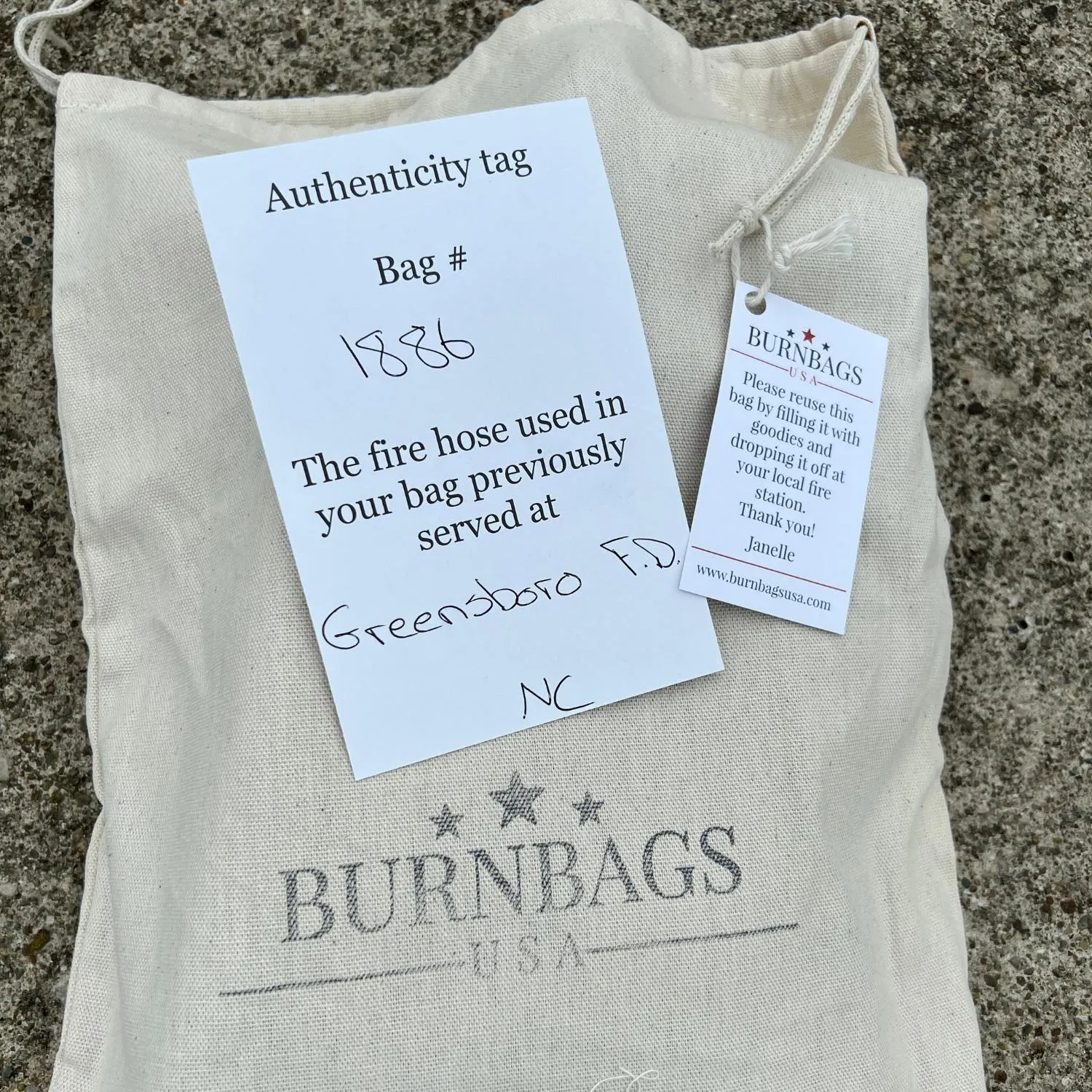 Made in USA Burn Bags - Large Camo