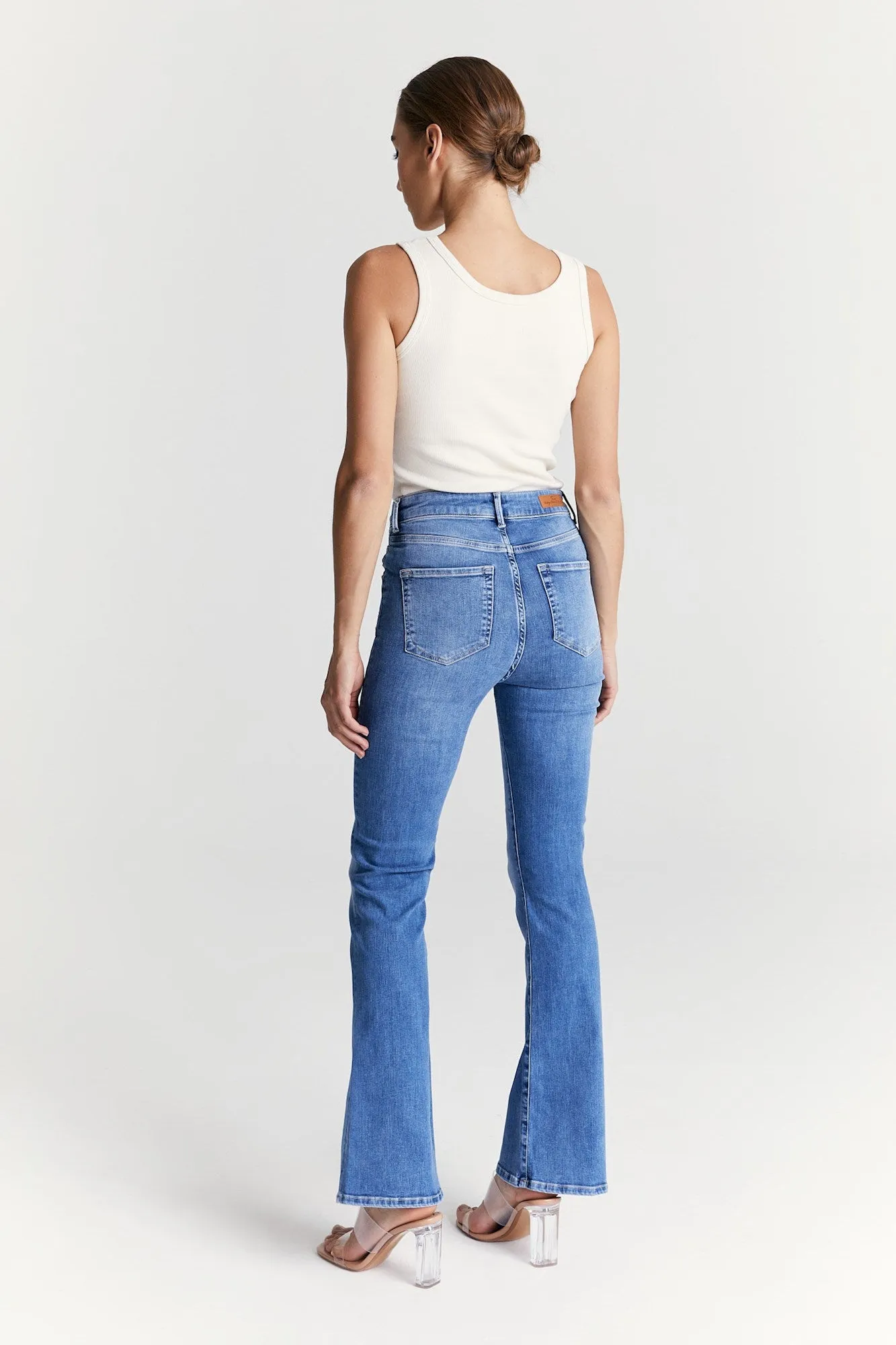 Matilda Ultra High Waist 5 Pocket Jeans Medium Blue