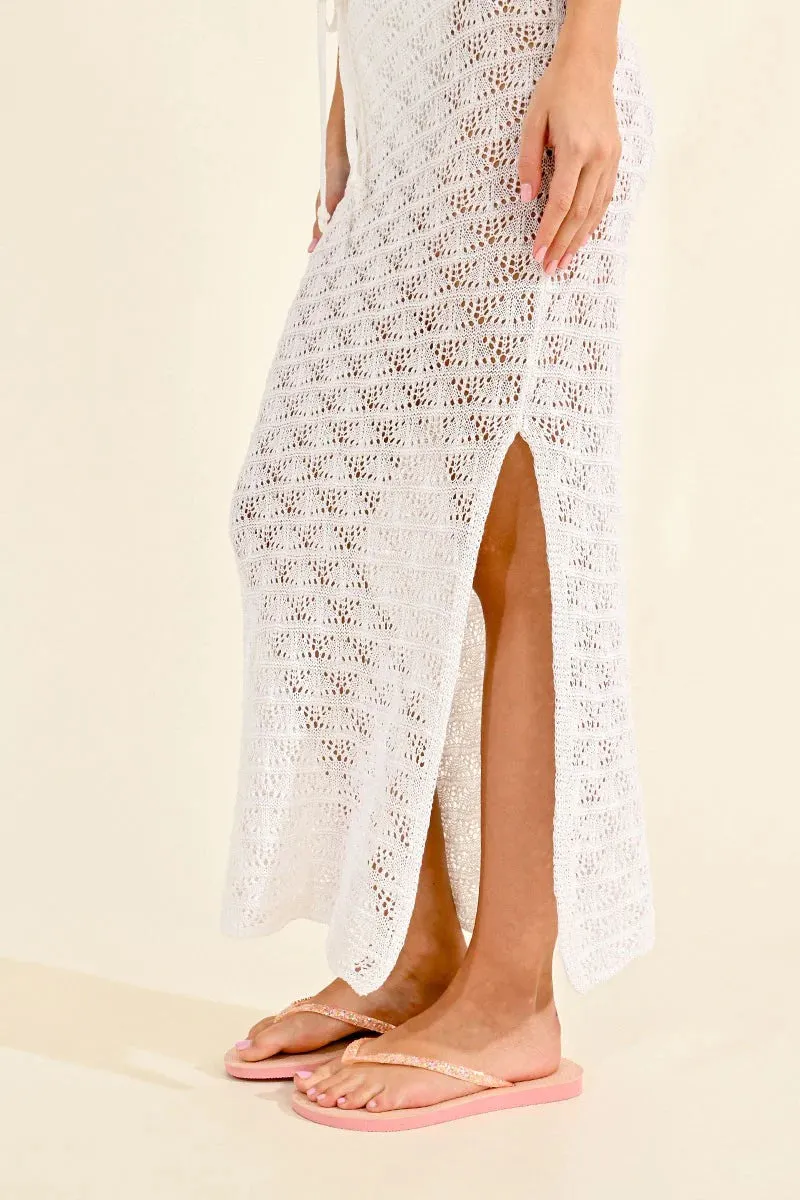 Molly Bracken Pointelle Knit Skirt