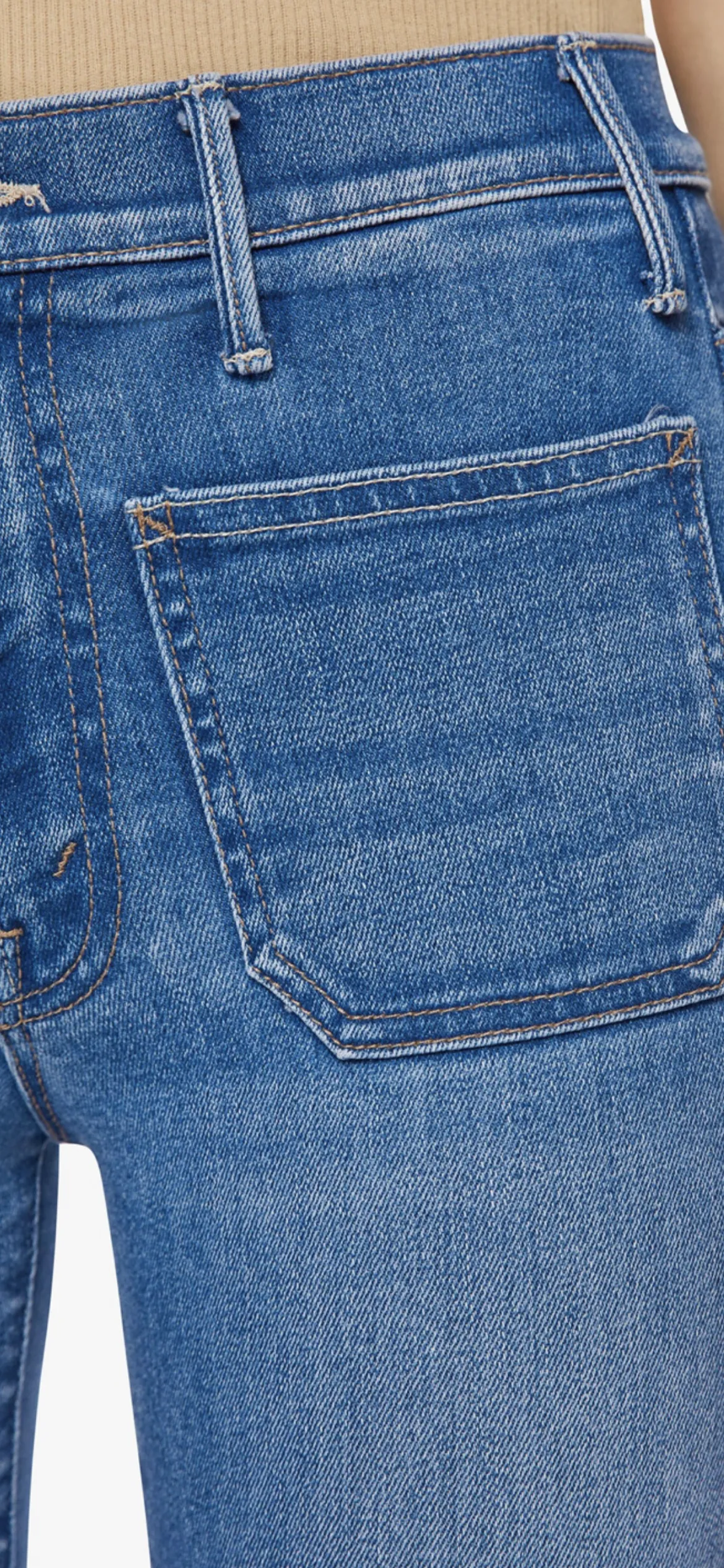 MOTHER-The Patch Pocket Insider Ankle Happy Pill