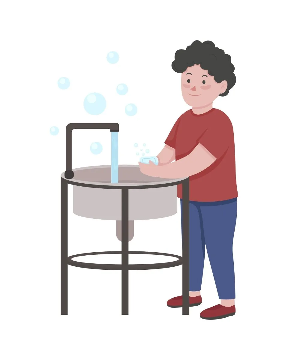 New normal lifestyle during covid lockdown flat color vector illustration set