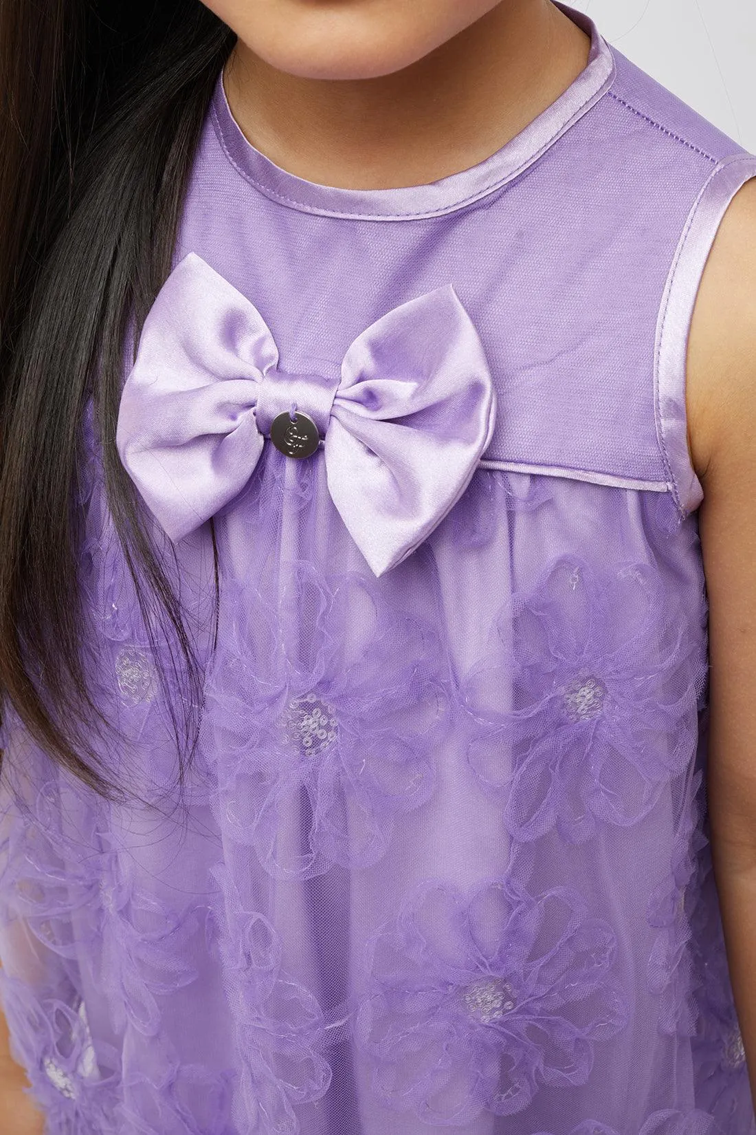 One Friday Girls Purple Summer Dress