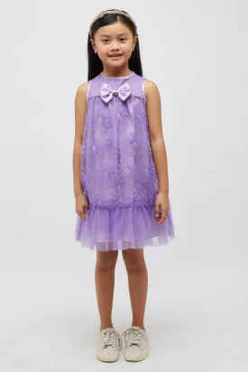 One Friday Girls Purple Summer Dress