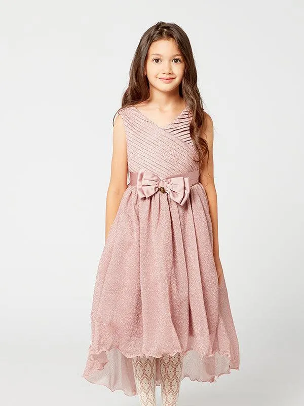 One Friday Mauve high-low dress