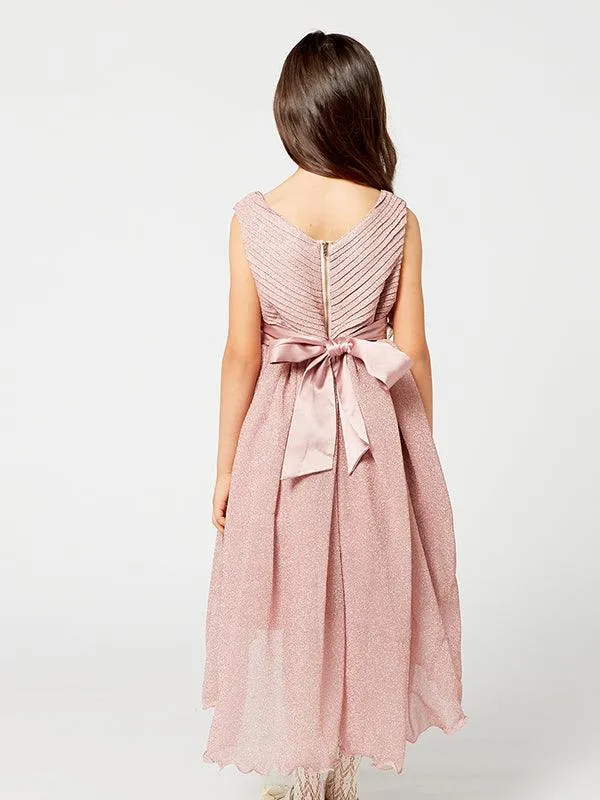 One Friday Mauve high-low dress