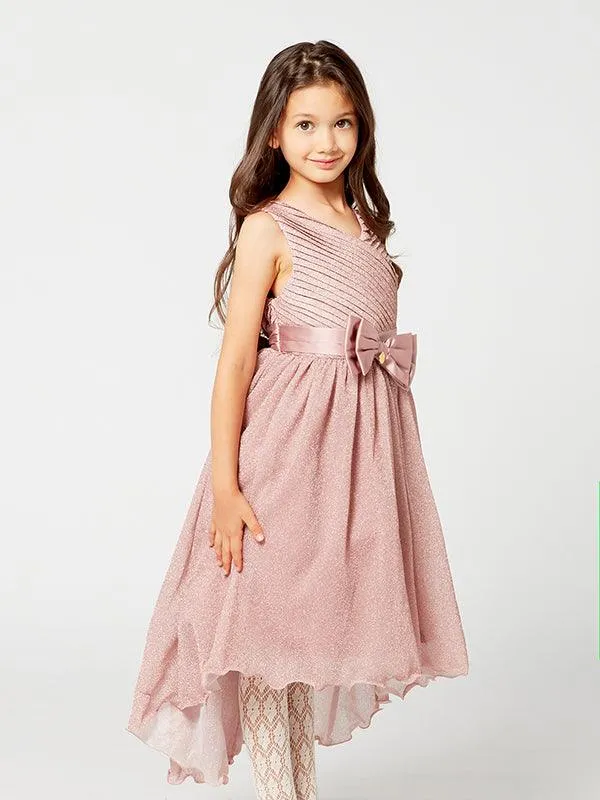 One Friday Mauve high-low dress