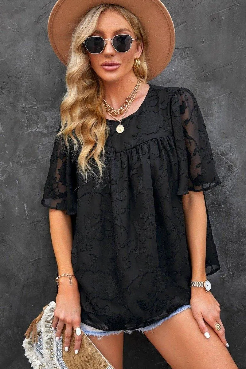 Pretty Puff Sleeve Blouse