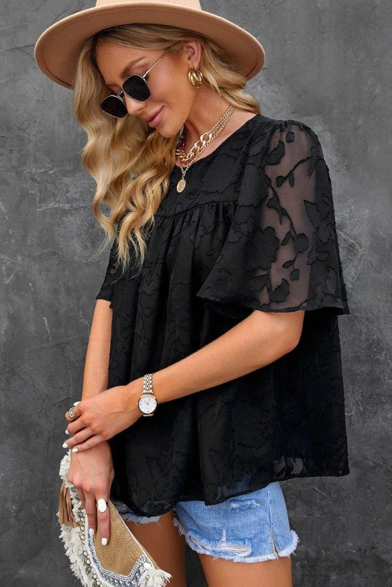 Pretty Puff Sleeve Blouse