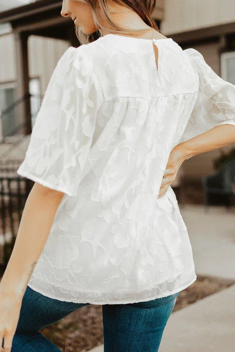 Pretty Puff Sleeve Blouse