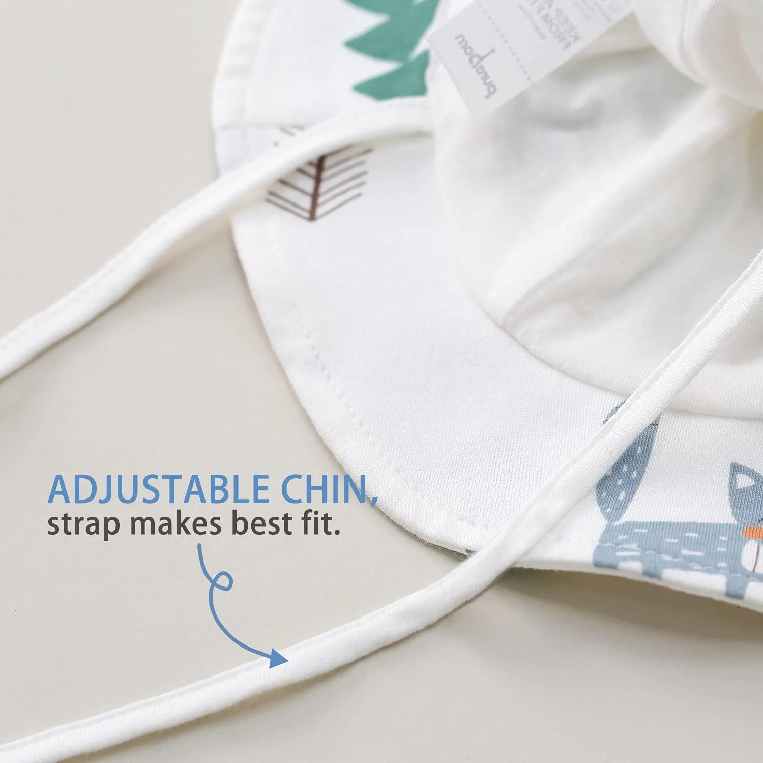 pureborn Baby Toddler Bucket Hat for Infant Boys Girls Kids Breathable Sun Hat with Chin Strap