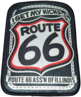 Route 66 Association of Illinois #034Get My Kicks#034 Souvenir Patch