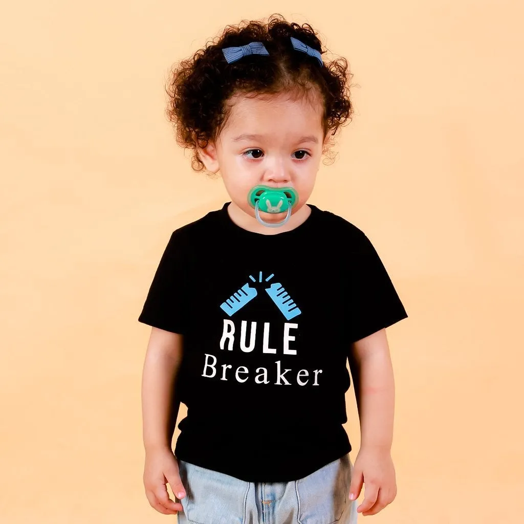 Rule Breaker Kids T shirt