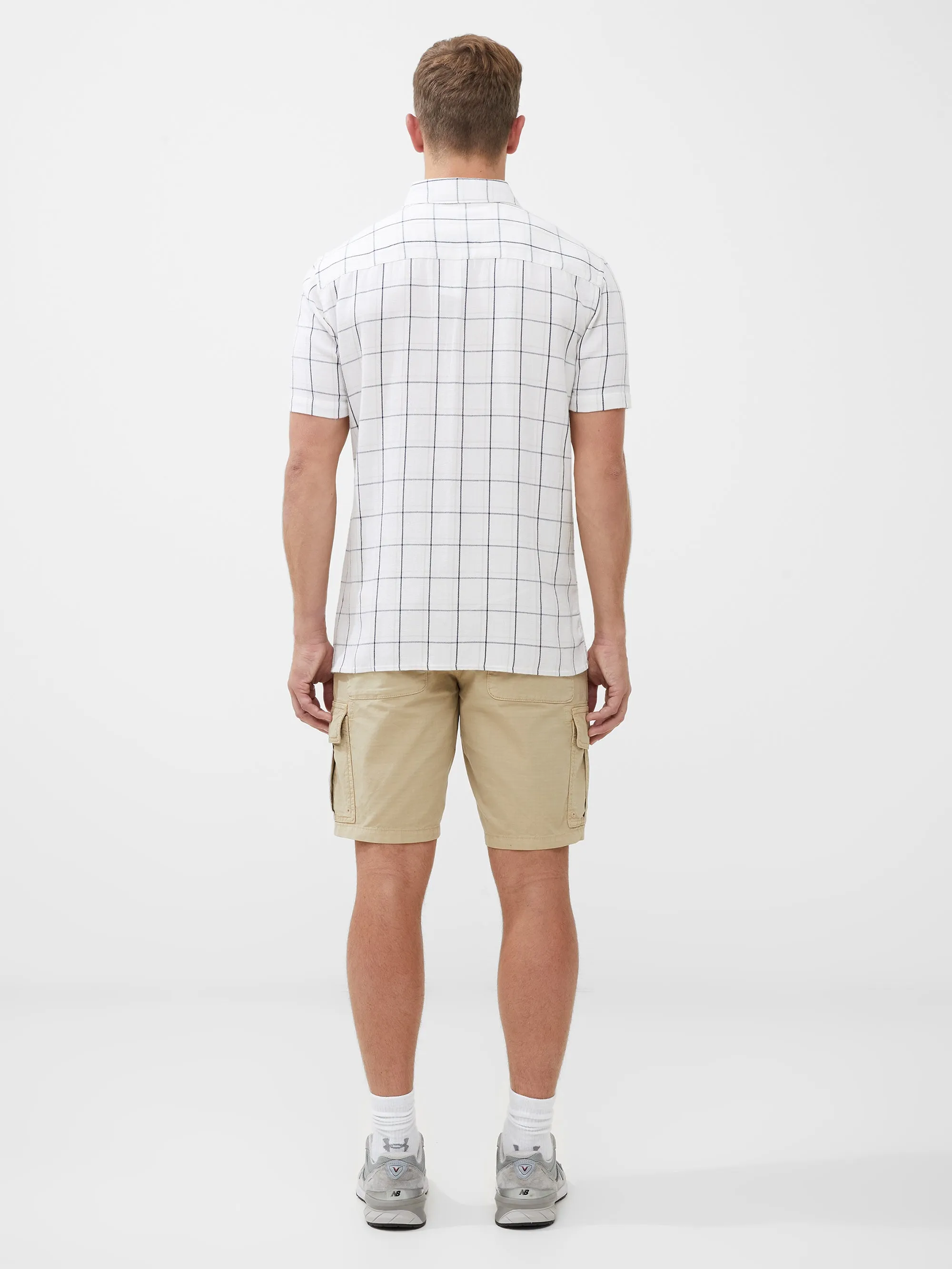 Short Sleeve Tonal Check Shirt