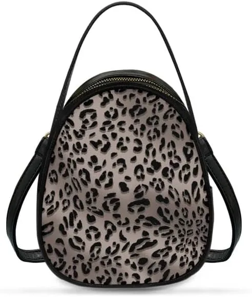 Small Crossbody Bags for Women Stained Glass Art Zip Cell Phone Purse, Vegan PU Leather Top Handle Handbags