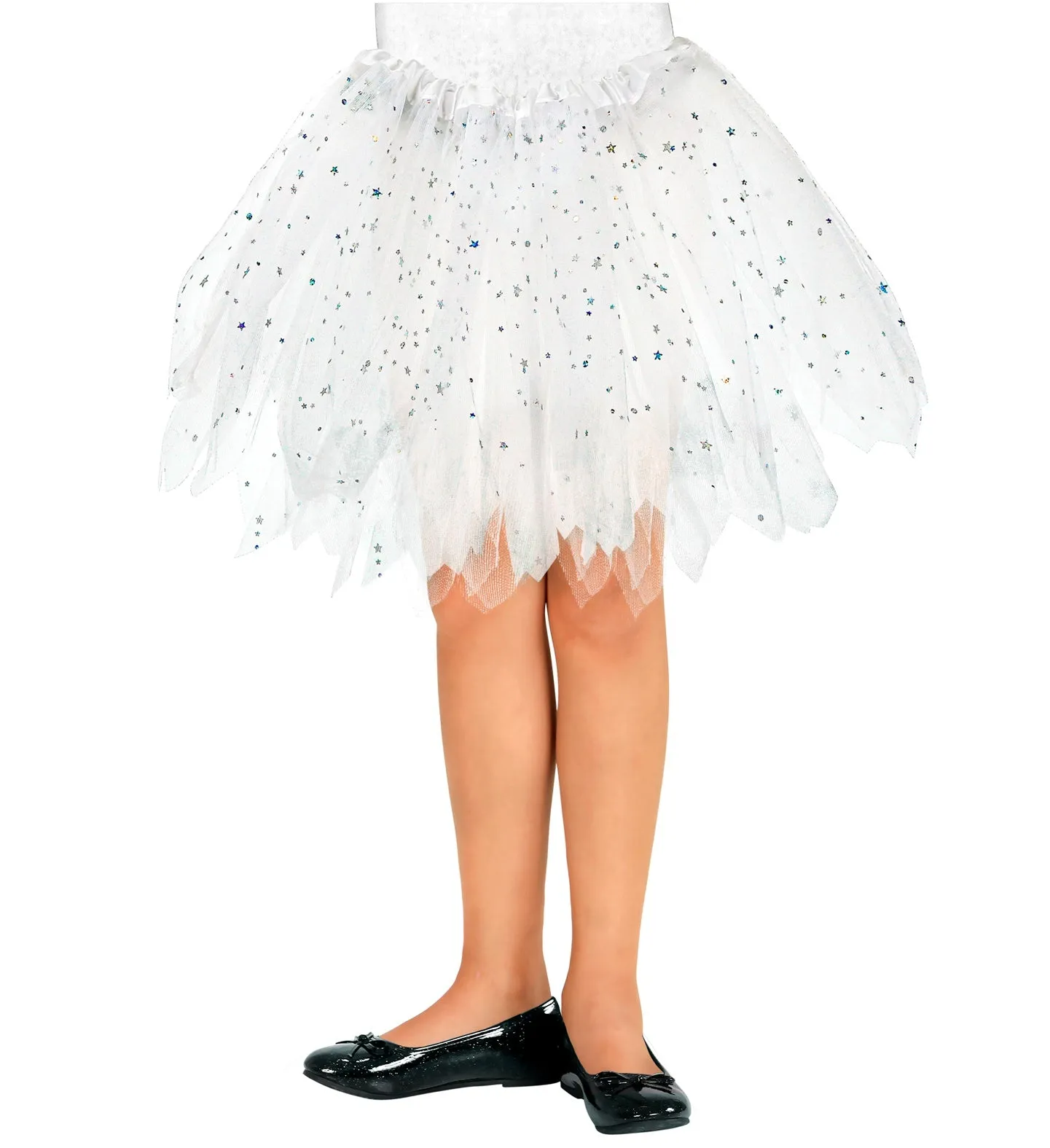 Sparkling Tutu Skirt White Kids