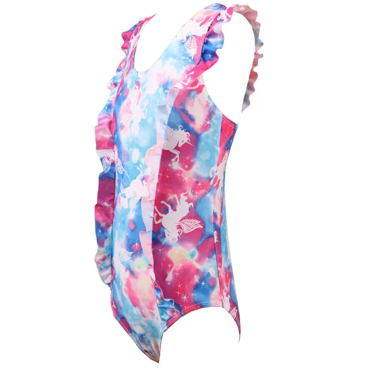 Swimsuit Baby One-Piece Quick-Drying Girl Unicorn Lace Swimwear