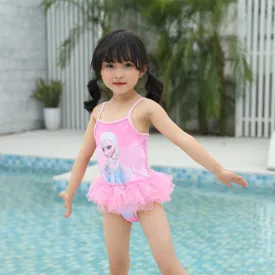 Swimsuit Girls' Mesh  Frozen Girls' Swimwear