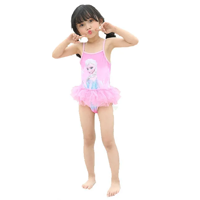 Swimsuit Girls' Mesh  Frozen Girls' Swimwear