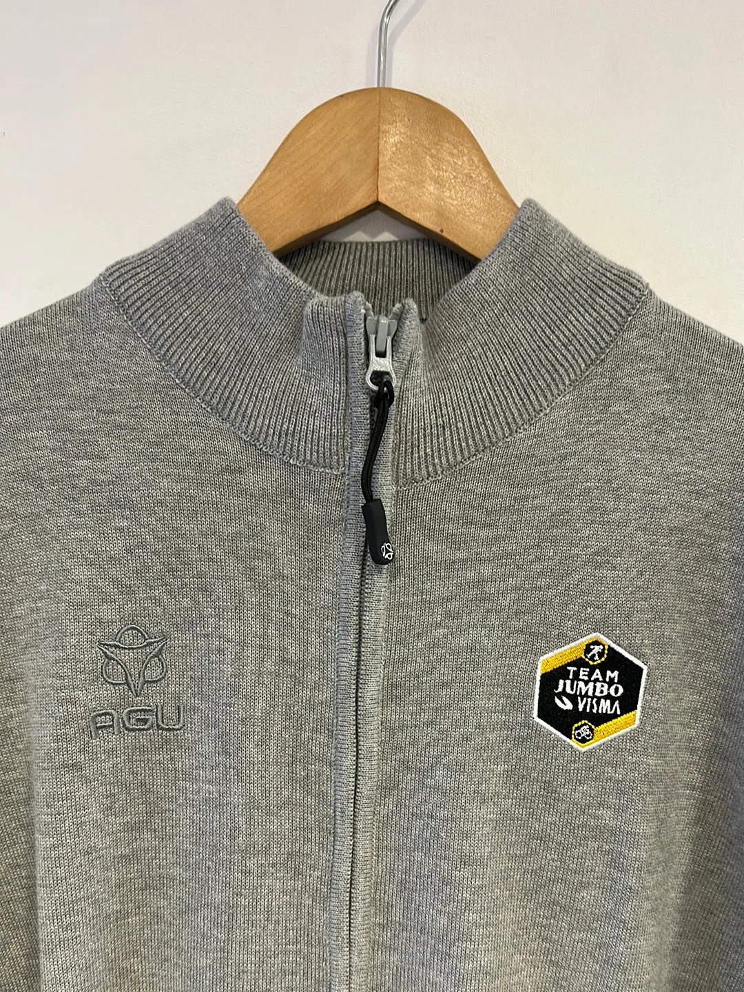 Team Jumbo Visma AGU GU Zipper Vest Grey Men
