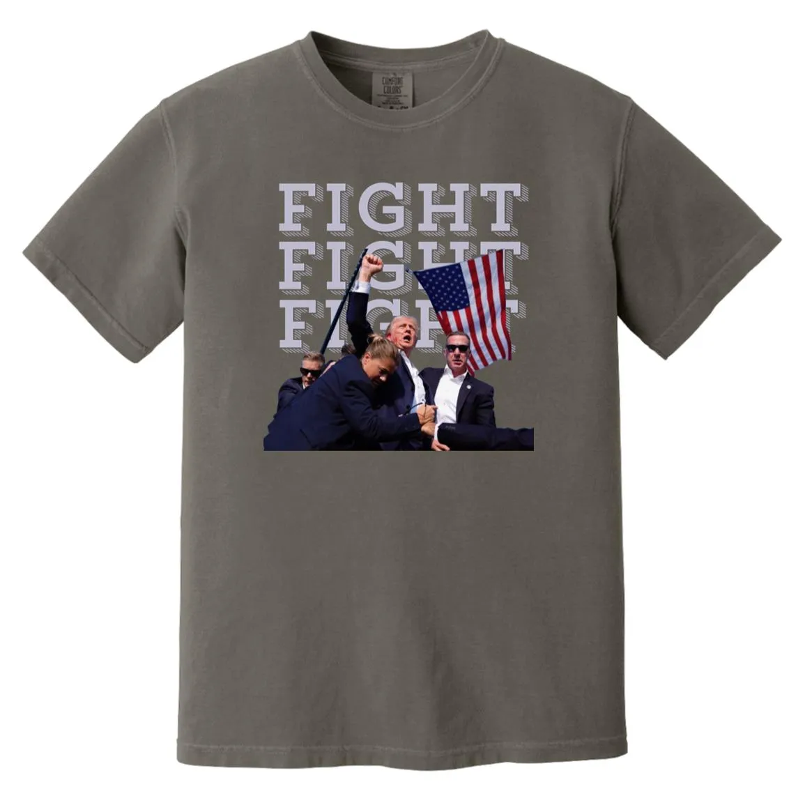 Trump Fight USA Made Garment-Dyed T-Shirt