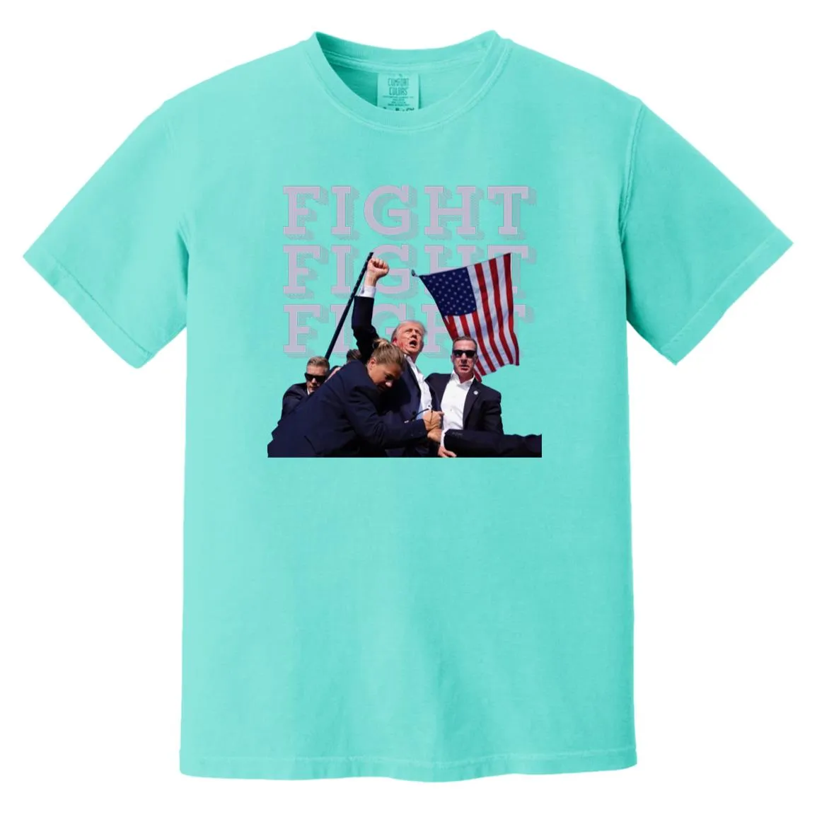 Trump Fight USA Made Garment-Dyed T-Shirt