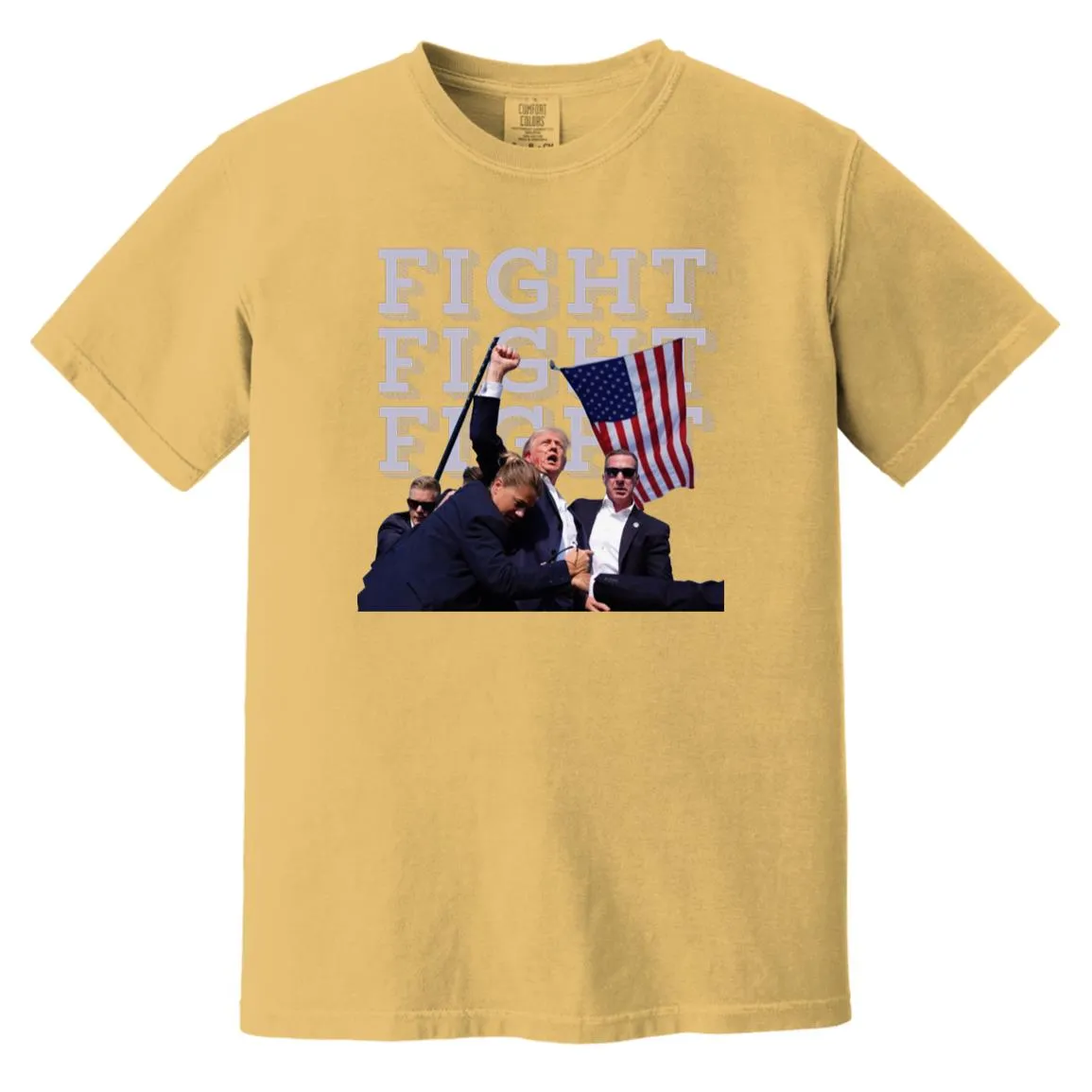 Trump Fight USA Made Garment-Dyed T-Shirt