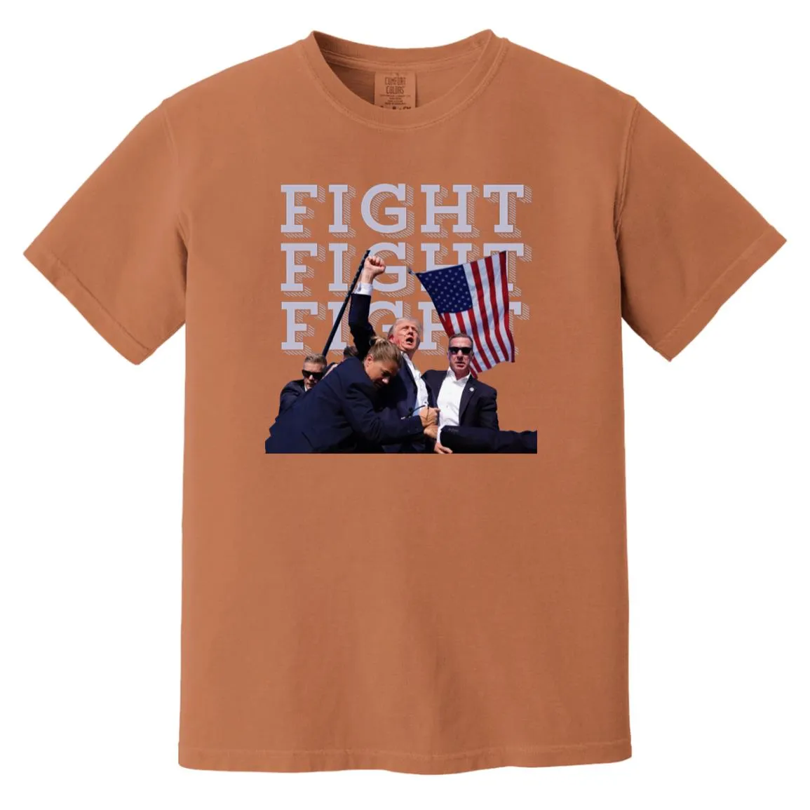 Trump Fight USA Made Garment-Dyed T-Shirt