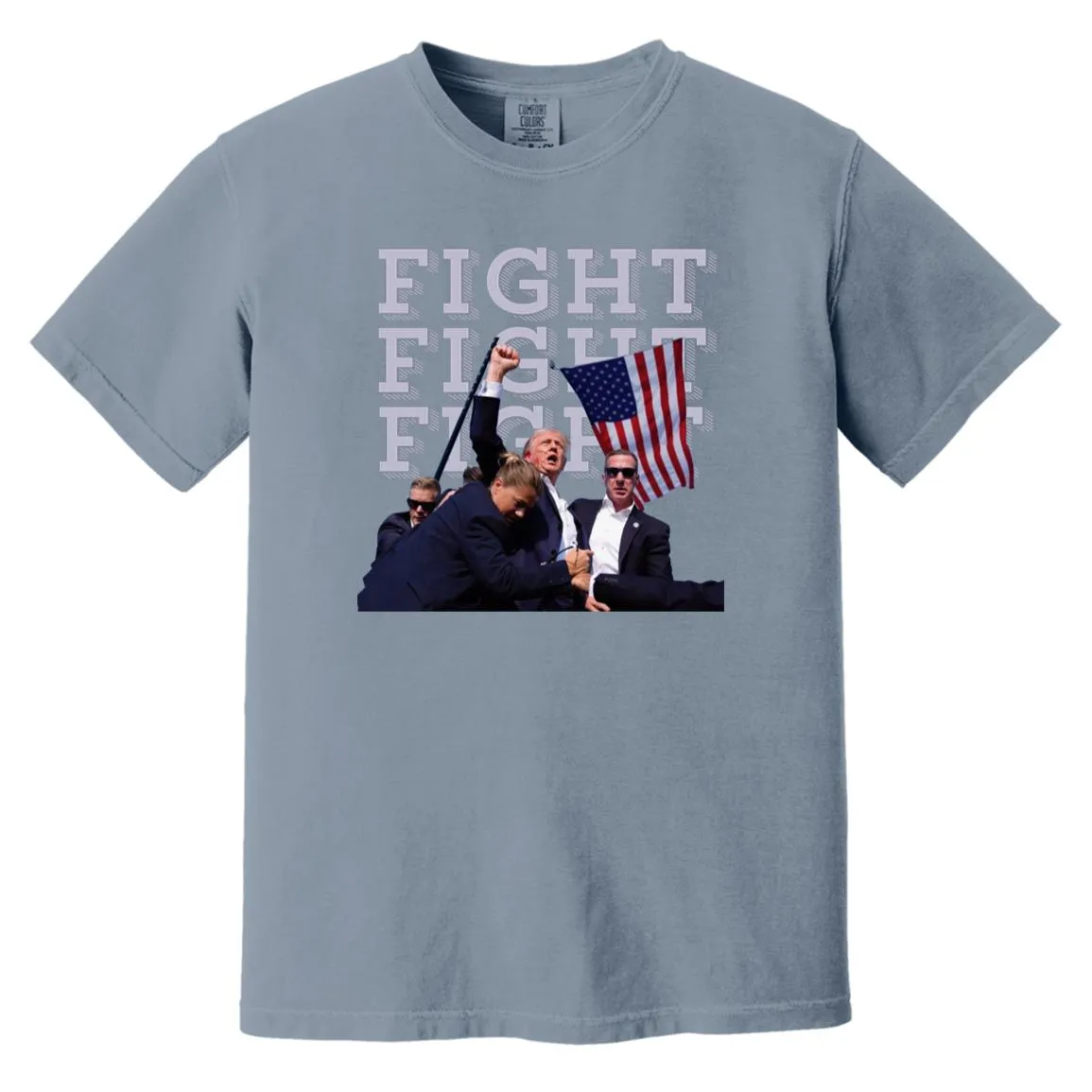 Trump Fight USA Made Garment-Dyed T-Shirt