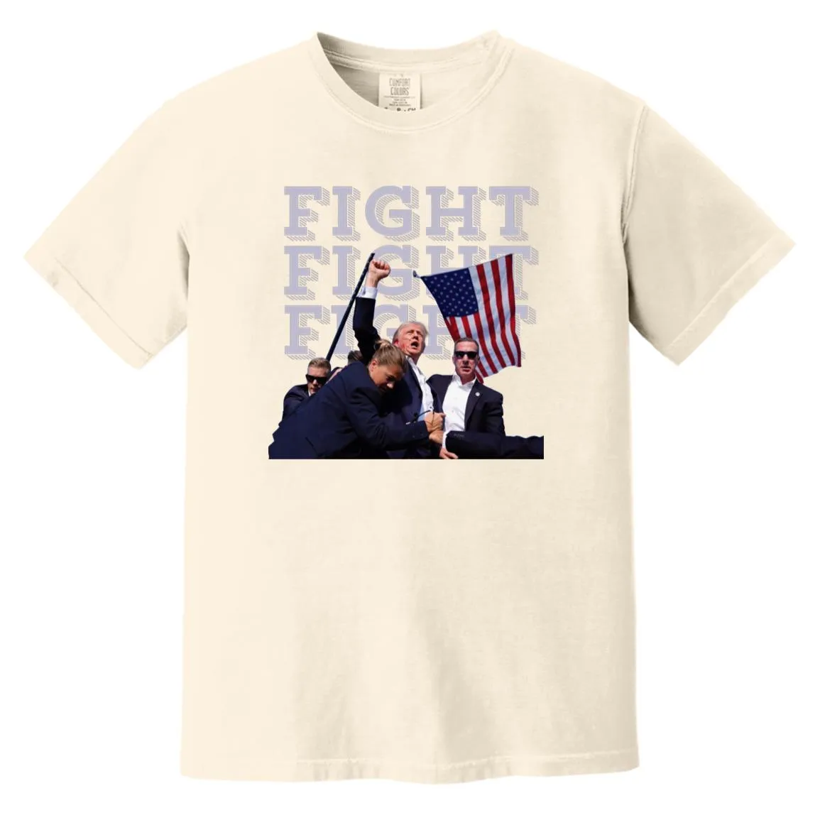 Trump Fight USA Made Garment-Dyed T-Shirt