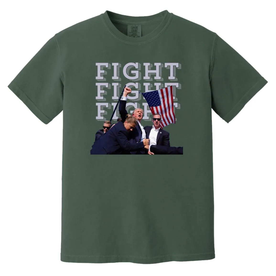 Trump Fight USA Made Garment-Dyed T-Shirt
