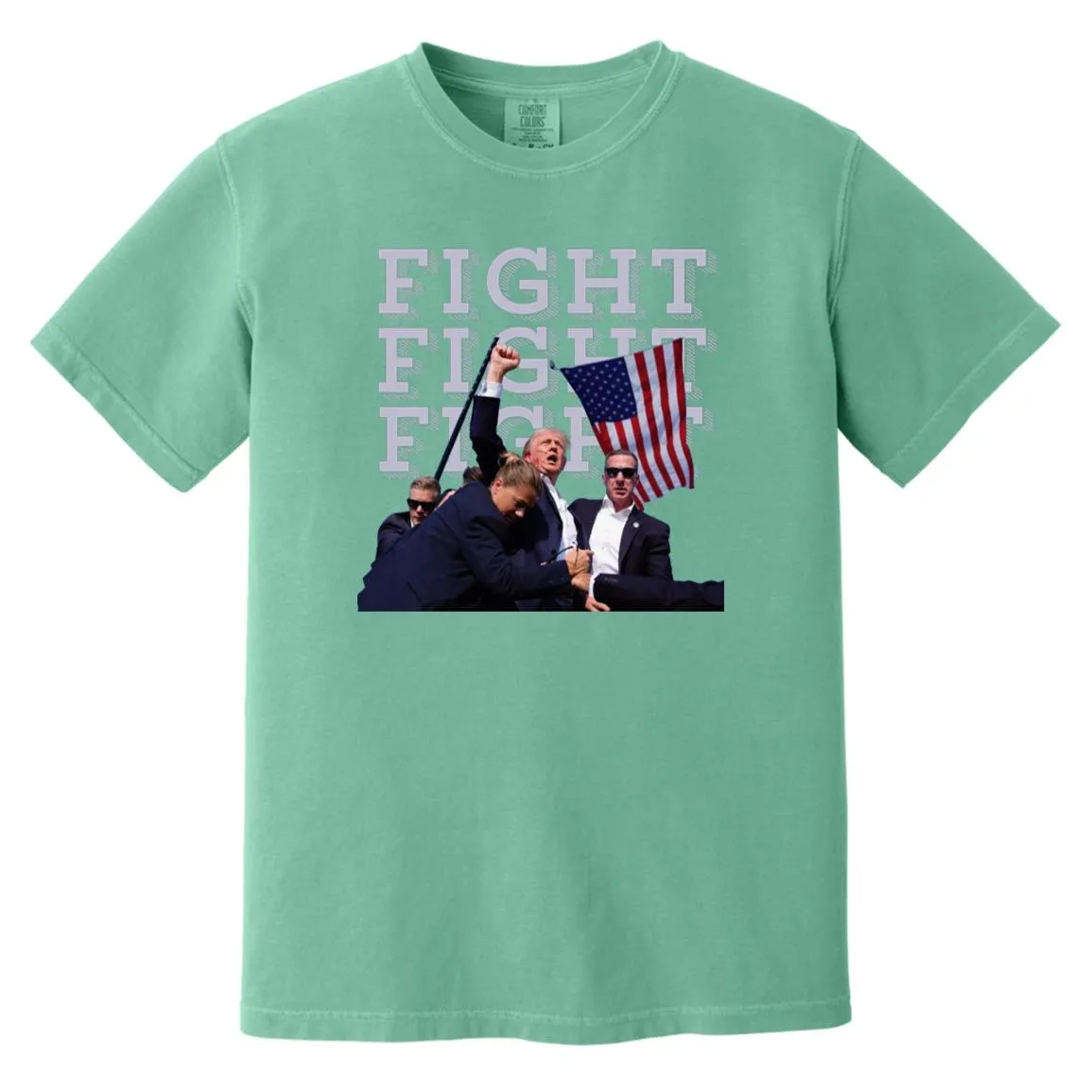 Trump Fight USA Made Garment-Dyed T-Shirt
