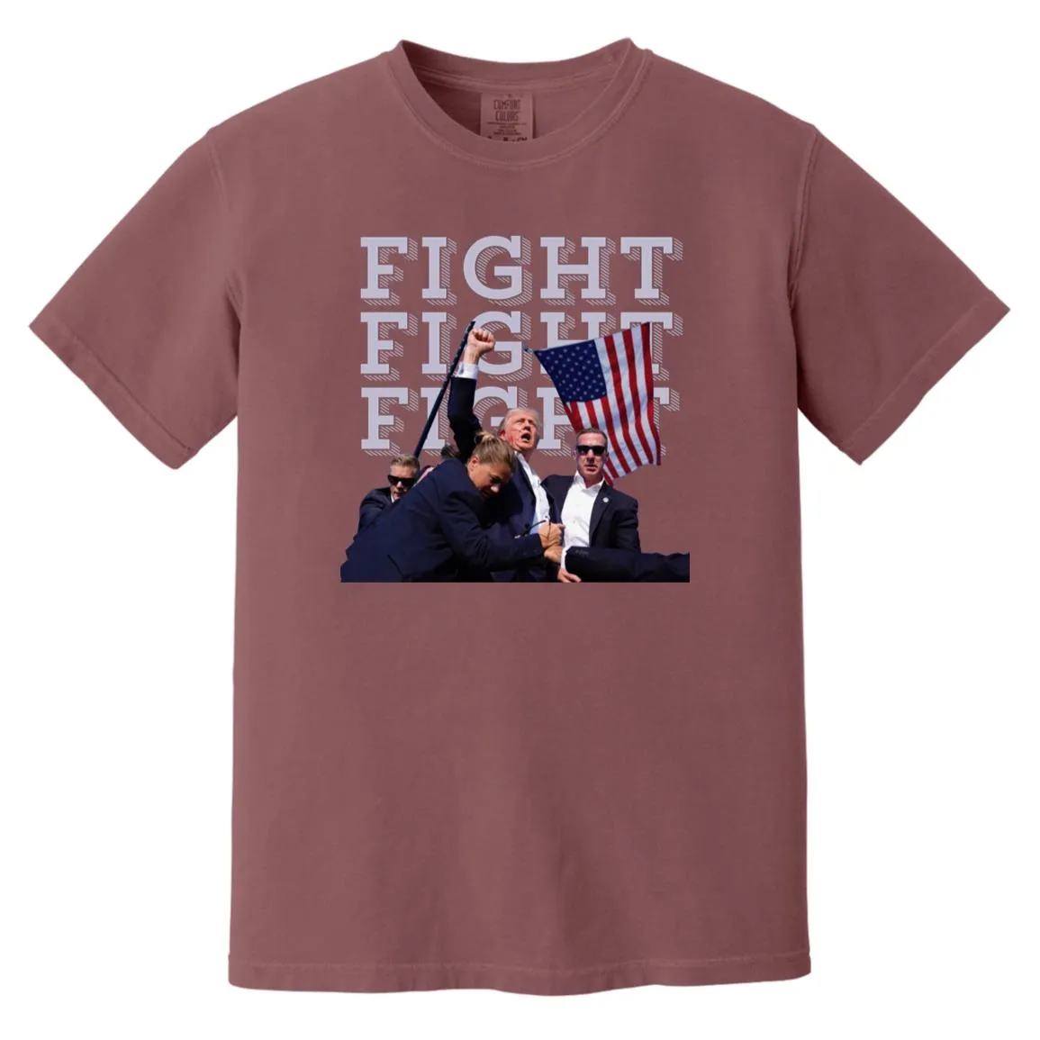 Trump Fight USA Made Garment-Dyed T-Shirt