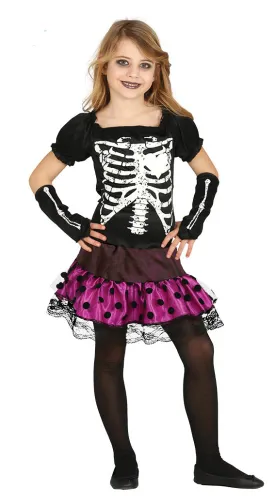 Urban Skeleton Girls Costume