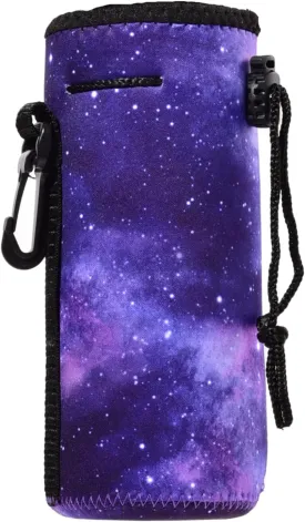 Water Bottle Carrier,Insulated Neoprene Water Gym Travel bottle Holder Bag Protector Sleeve Case Pouch Cover 0.6L or 0.75L, Great for Stainless Steel and Plastic Bottles (STAR)
