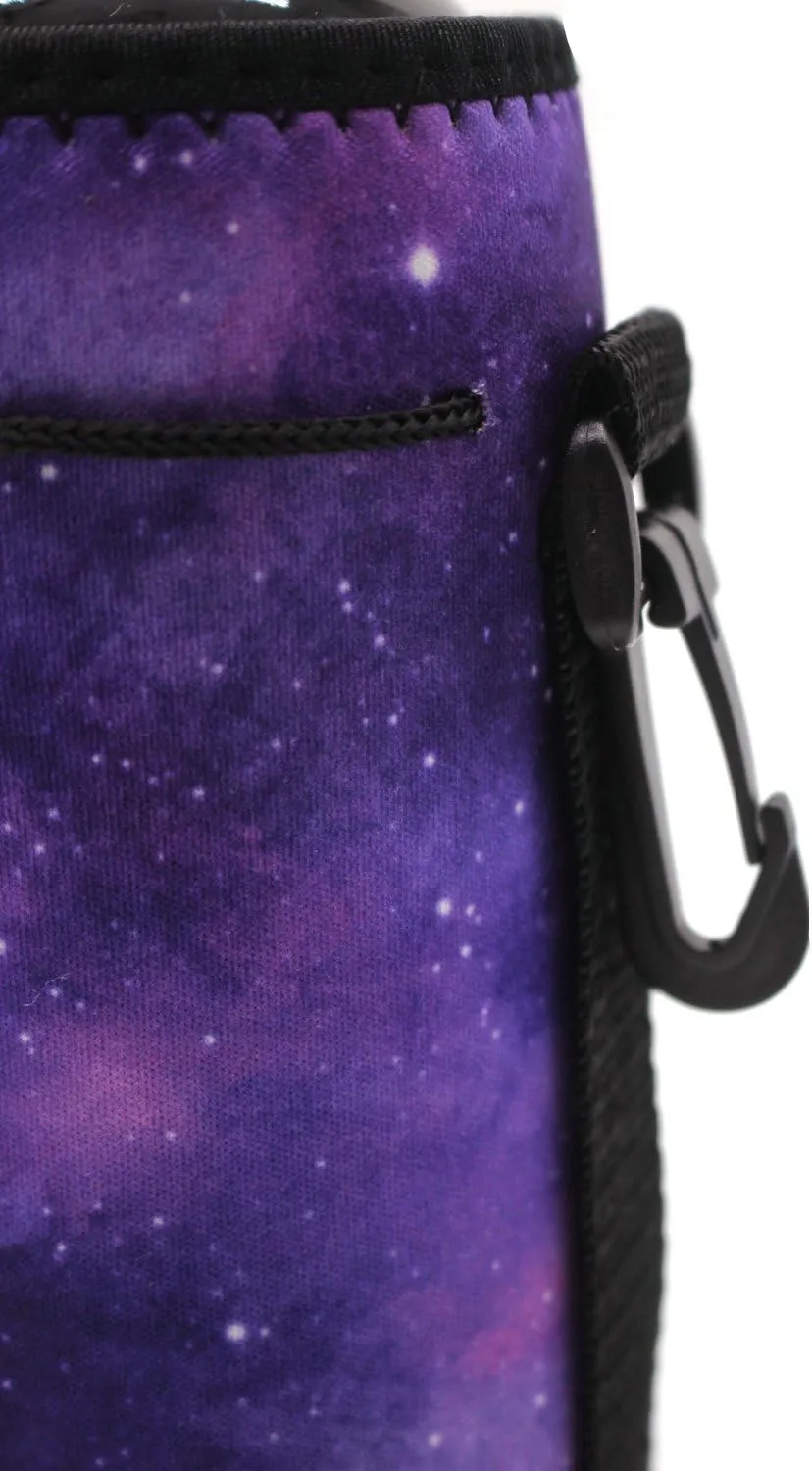 Water Bottle Carrier,Insulated Neoprene Water Gym Travel bottle Holder Bag Protector Sleeve Case Pouch Cover 0.6L or 0.75L, Great for Stainless Steel and Plastic Bottles (STAR)