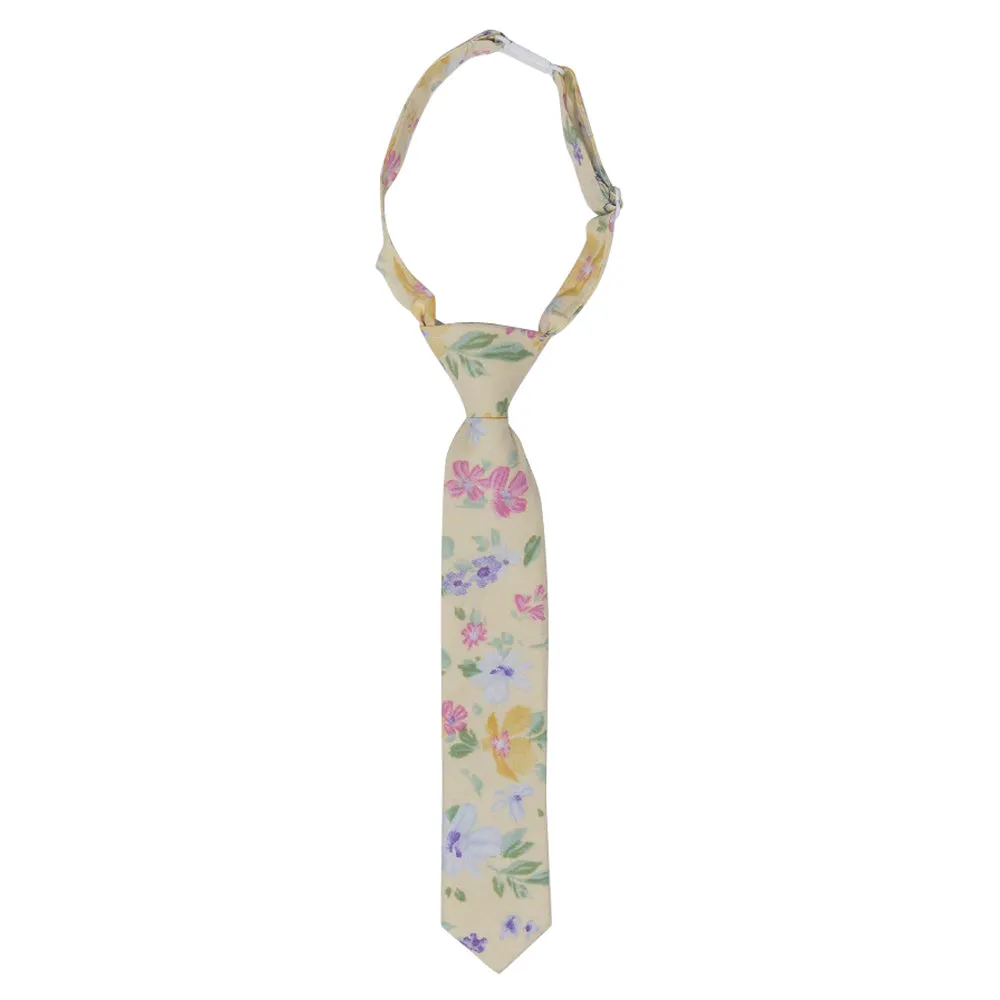 Yellow Freesia Boys Tie